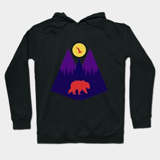 Bear in the Mountains #2 Hoodie